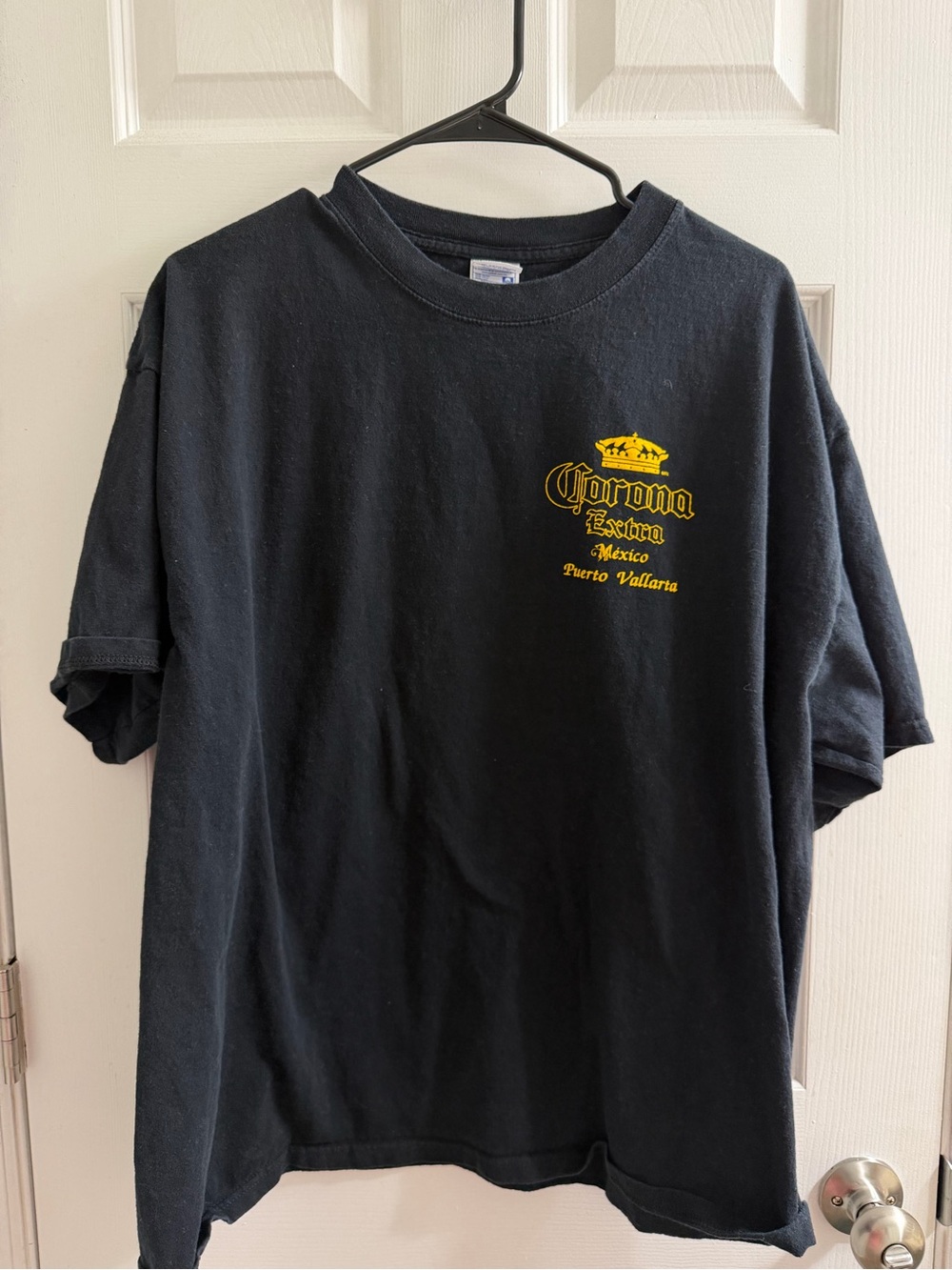Corona Extra Puerto Vallarta Mexico Black T-Shirt 2XL